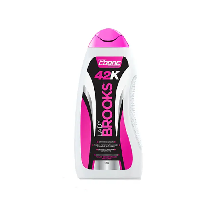 Lady Brooks Talco desodorante para pies 42K 120 g. 1