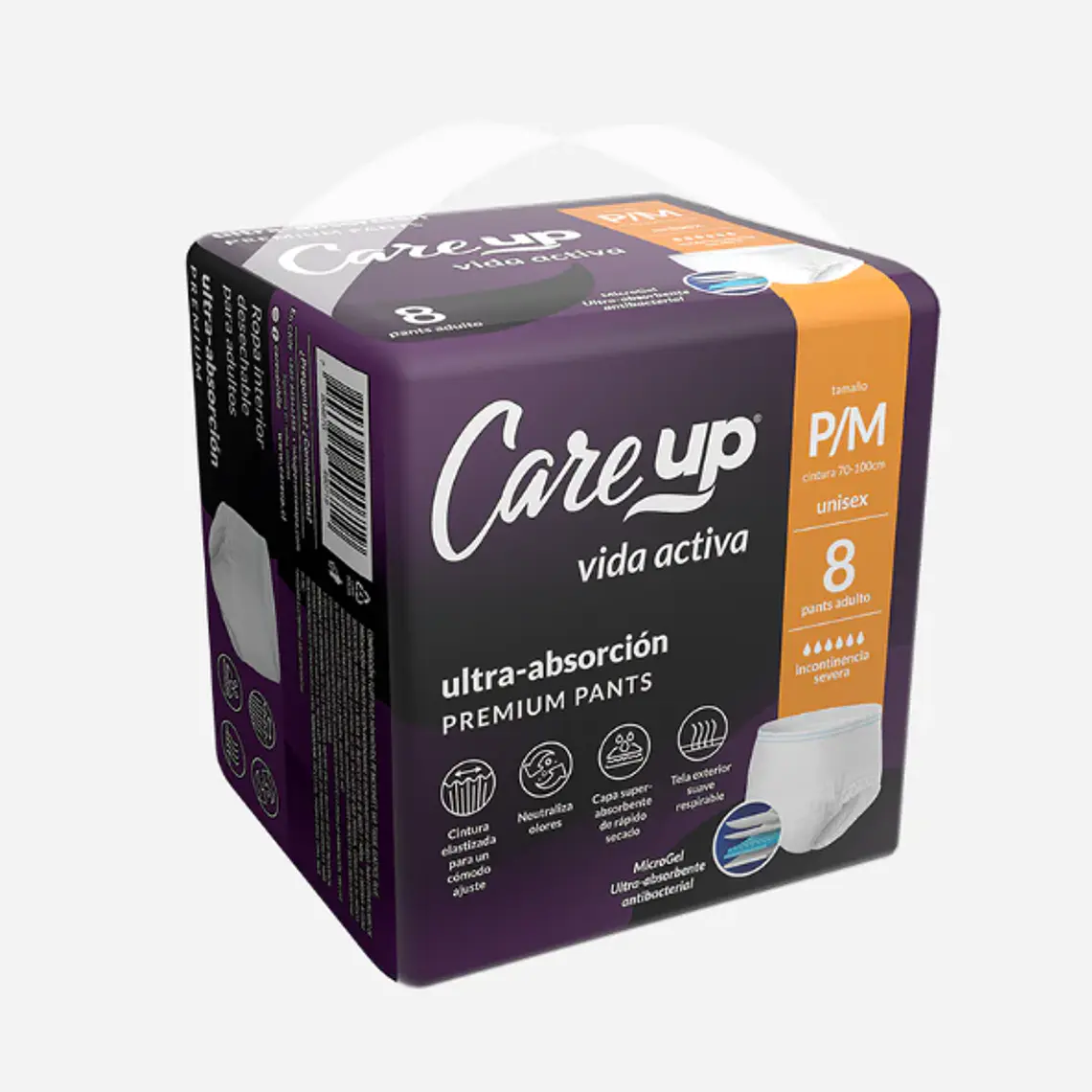 Care Up Vida activa Pants Adulto P/M 8 Unidades. 1