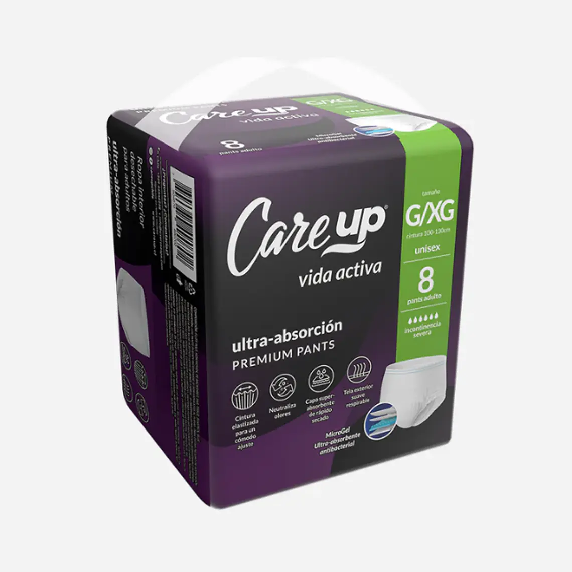 Care Up Pants Adulto G/XG 8 Unidades. 1