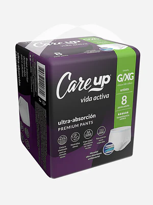 Care Up Pants Adulto G/XG 8 Unidades.