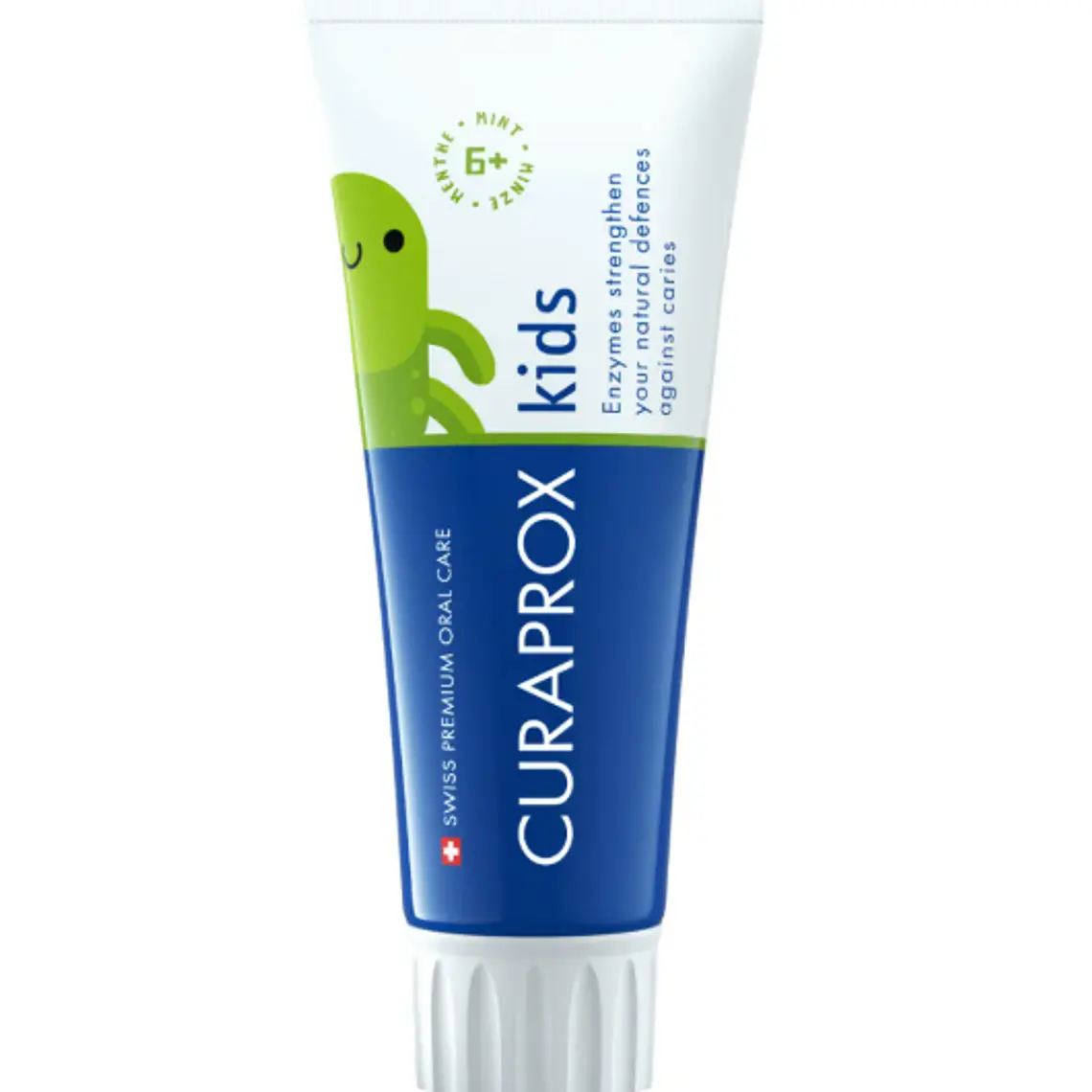Pasta dental Curaprox Kids Sabor Menta 60 ml. 1