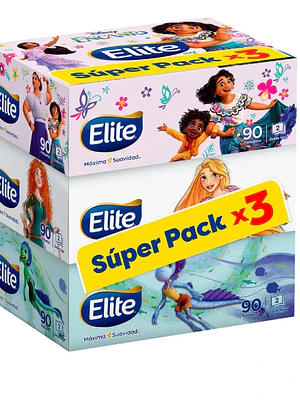 Pañuelos desechables facial Disney Pack 3 Unidades.