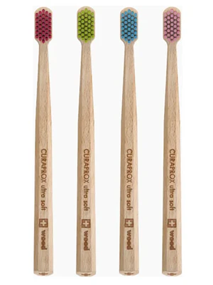 Cepillo dental Curaprox 4440 Ultra soft Madera.