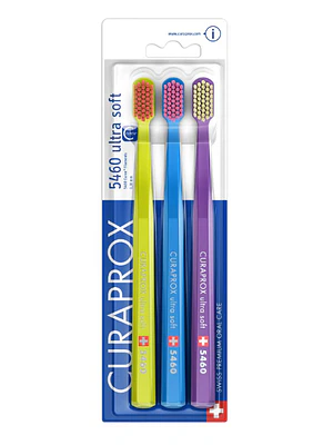 Cepillo dental Curaprox 5460 CS Ultrasoft Pack 3 Unidades.