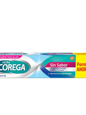 Corega Ultra Crema adhesiva sin sabor 70 g.
