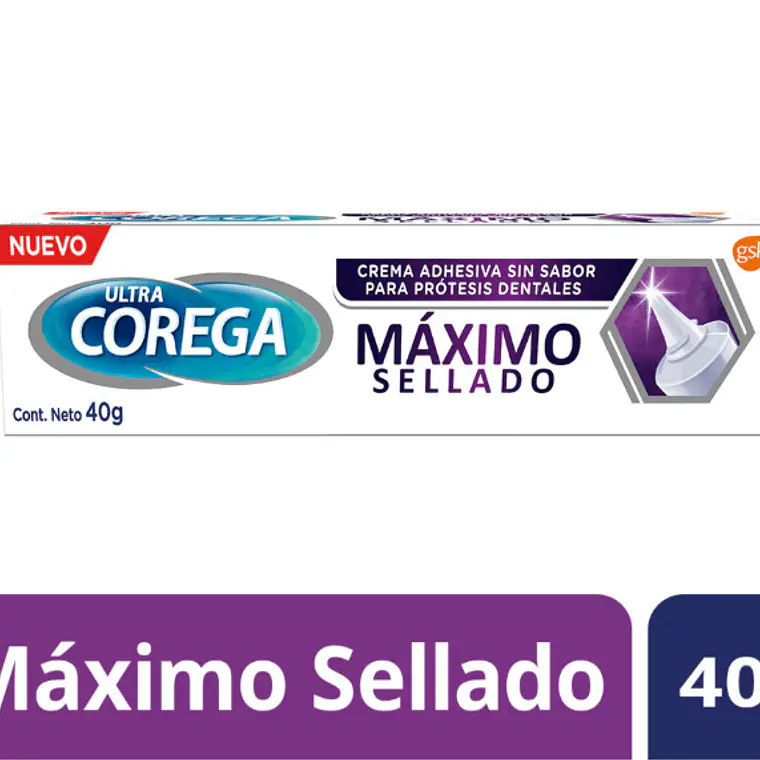 Corega Ultra Crema adhesiva Máximo sellado 40 g. 1