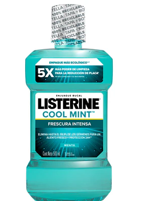 Enjuague bucal Listerine Cool mint 500 ml.