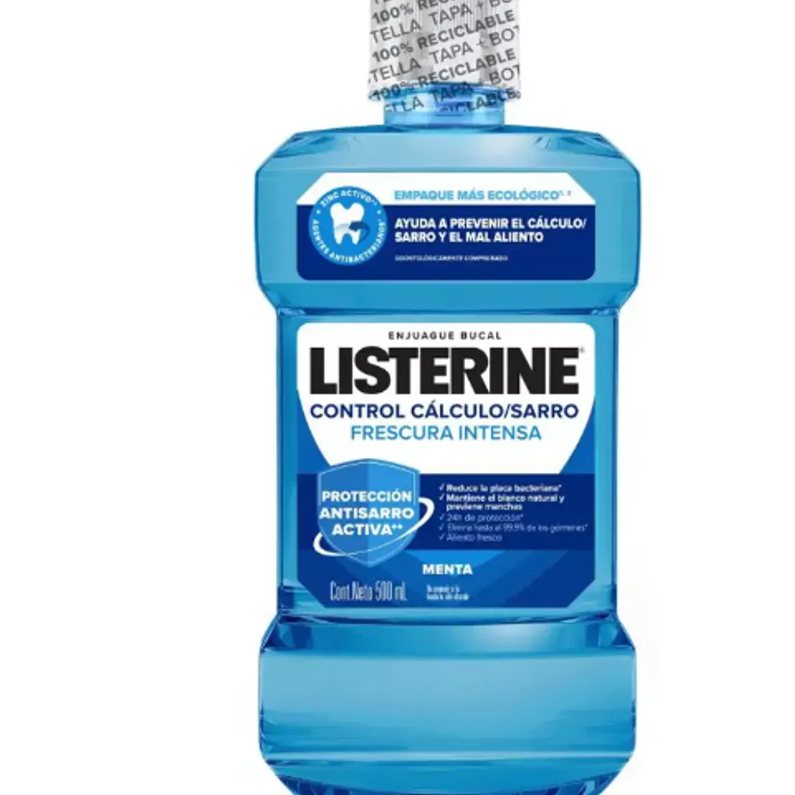 Enjuague bucal Listerine Control sarro 500 ml. 1
