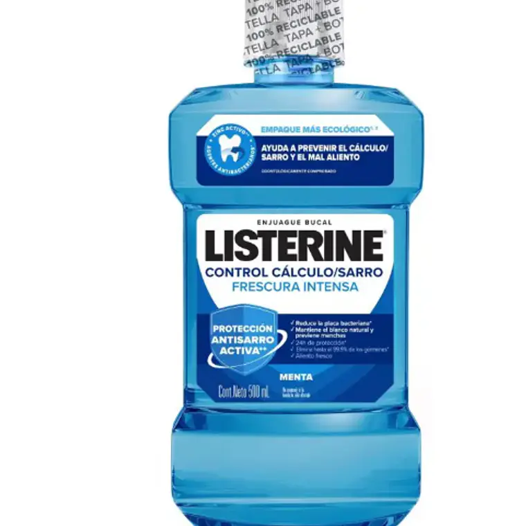 Enjuague bucal Listerine Control sarro 500 ml. 1