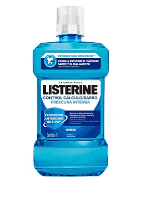 Enjuague bucal Listerine Control sarro 1 Litro.