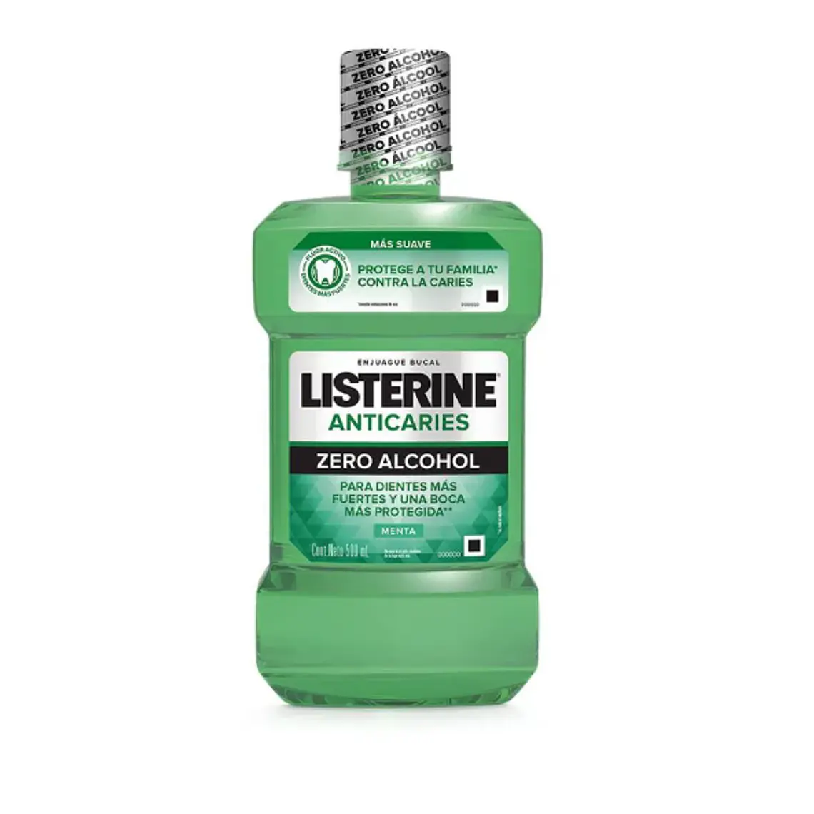 Enjuague bucal Listerine Zero Anti caries 500 ml. 1