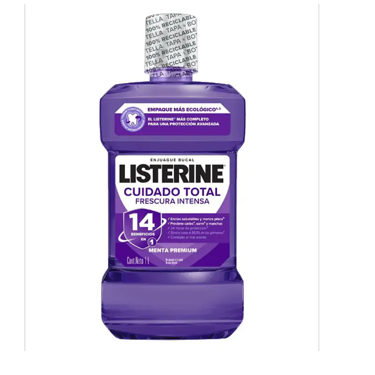 Enjuague bucal Listerine Cuidado total 1 Litro. 1