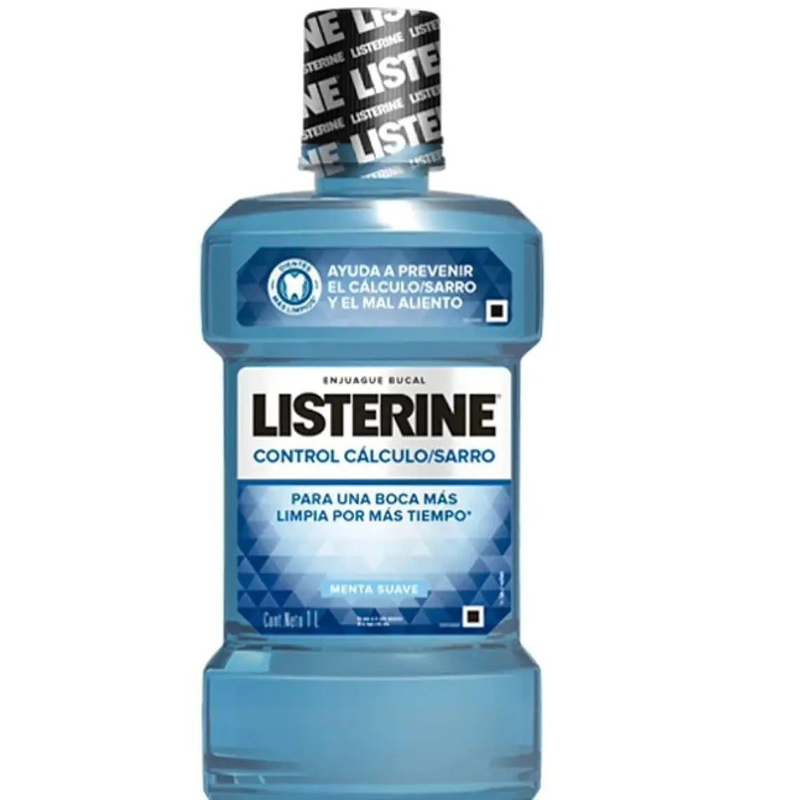 Enjuague bucal Listerine Control sarro Zero alcohol 1 Litro. 1