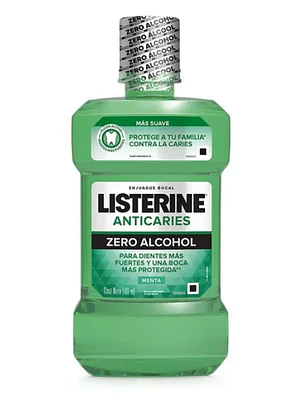 Enjuague bucal Listerine Anticaries Zero alcohol 250 ml