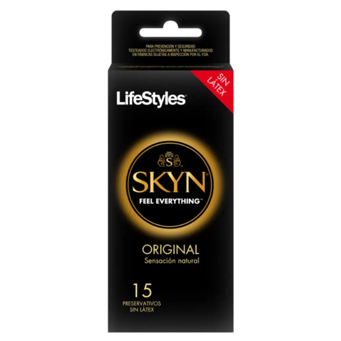 Preservativo Lifestyle Skyn Original 15 Unidades. 1