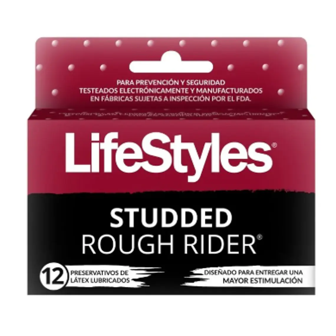 Preservativos Lifestyles Studded 12 Unidades. 1