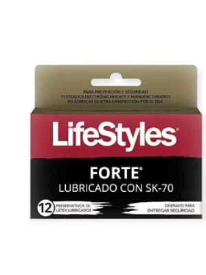 Preservativos Lifestyles Forte 12 Unidades.
