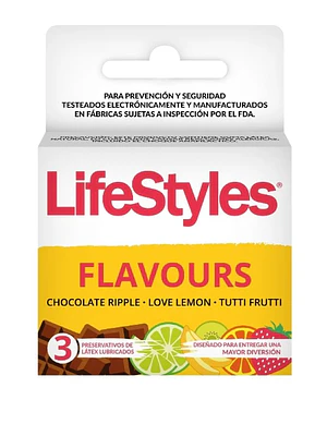 Preservativos Lifestyles Sabores 3 Unidades.