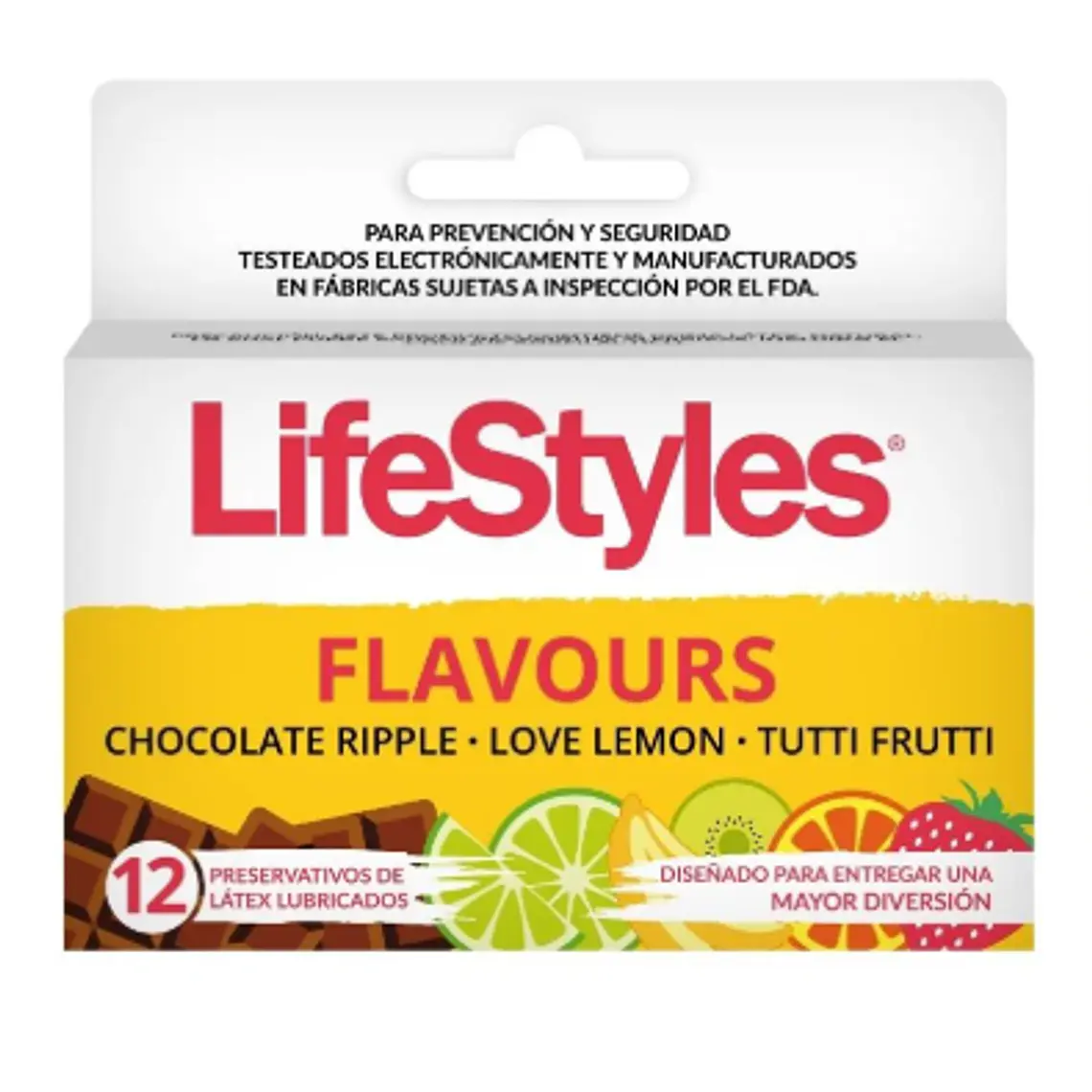 Preservativos Lifestyles Sabores 12 Unidades. 1