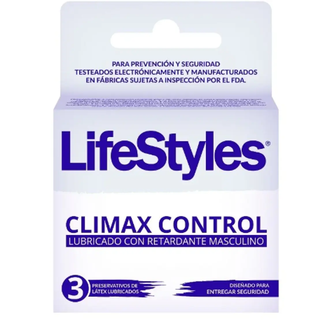 Preservativos LifeStyles Climax control 3 Unidades. 1