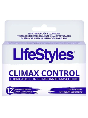 Preservativos LifeStyles Climax control 12 Unidades.