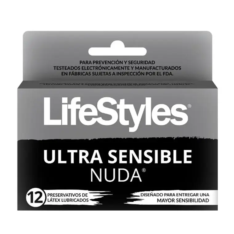 Preservativos LifeStyles Ultra sensible nude 12 Unidades. 1