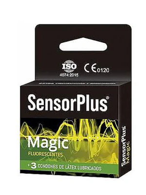 Preservativos Sensor Plus Magic 3 Unidades.