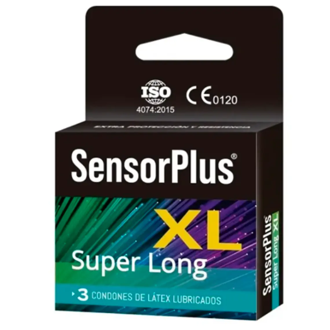 Preservativos Sensor Plus Super Long XL 3 Unidades. 1