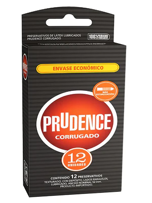 Prudence Preservativos Corrugado 12 Unidades.