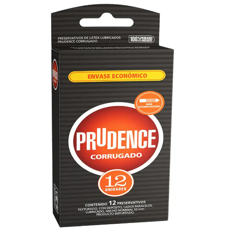Prudence Preservativos Corrugado 12 Unidades. 1