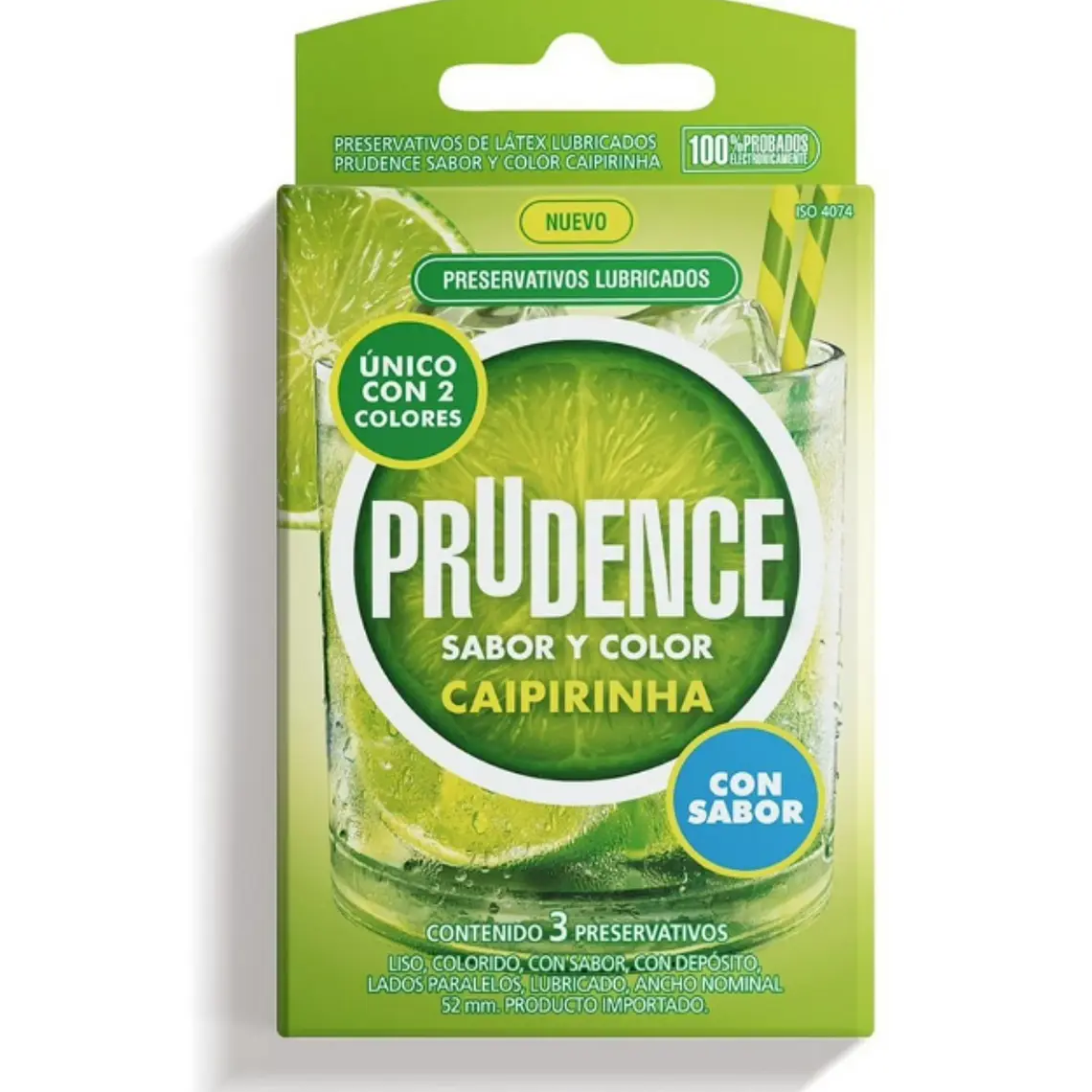 Prudence Preservativo Caipirinha 3 Unidades. 1