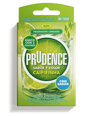 Prudence Preservativo Caipirinha 3 Unidades.