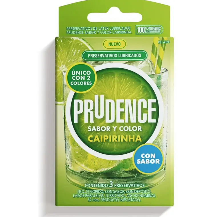 Prudence Preservativo Caipirinha 3 Unidades. 1