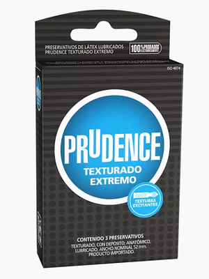 Prudence Preservativo Texturado extremo 12 Unidades.