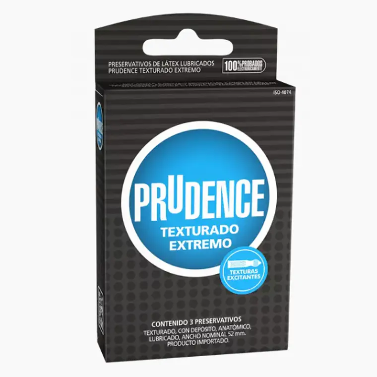 Prudence Preservativo Texturado extremo 12 Unidades. 1