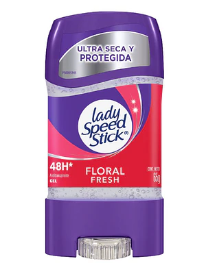 Lady Speed Desodorante Floral fresh Gel 65g.