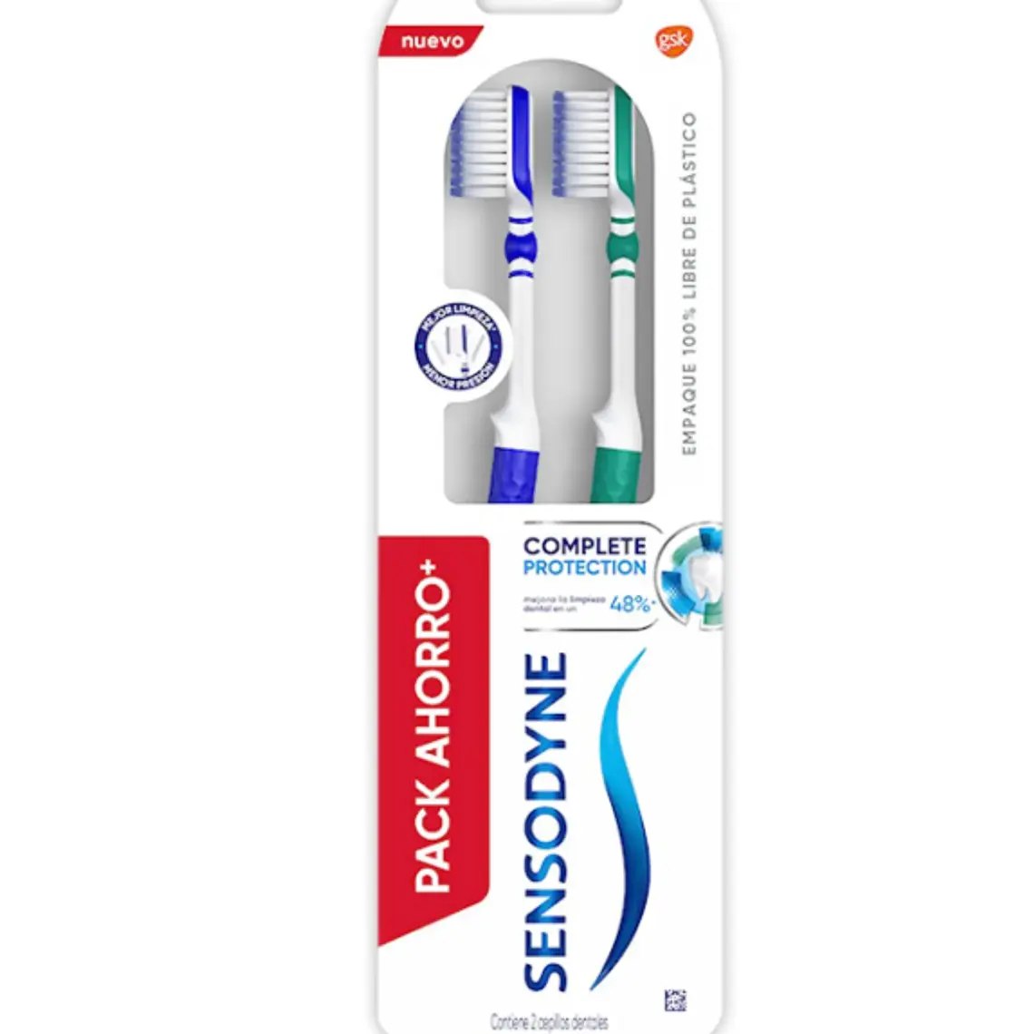 Sensodyne Cepillo dental Complete Protection 2 Unidades. 1