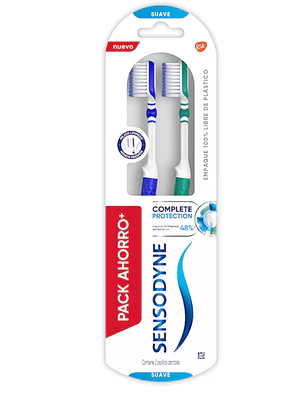 Sensodyne Cepillo dental Complete Protection 2 Unidades.
