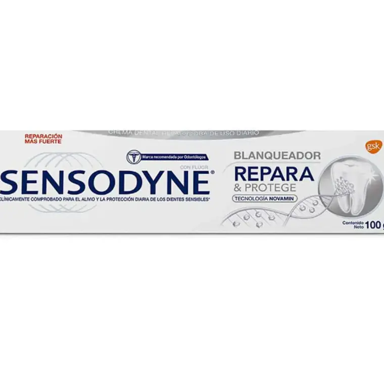 Sensodyne Pasta dental Blanqueador Repara & Protege 100 g. 1
