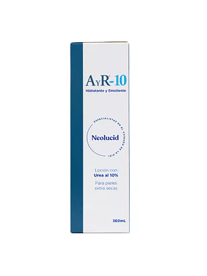Loción Hidratante y emoliente A y R- 10 Neolucid  360 ml.