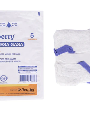 Compresa gasa estéril 45x45 cm 5 Unidades. Cranberry