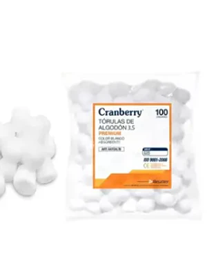Tórulas de algodón 3,5 g Bolsa 100 Unidades. Cranberry Reutter 