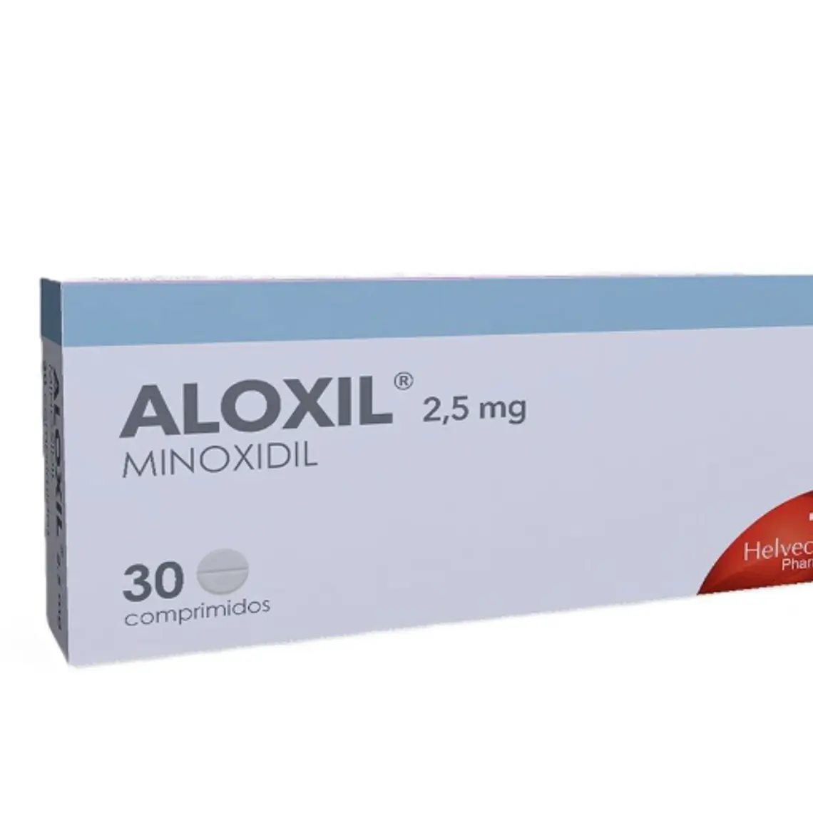 Aloxil Minoxidil 2,5 mg 30 Comprimidos 1