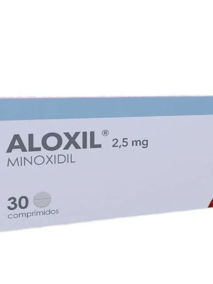 Aloxil Minoxidil 2,5 mg 30 Comprimidos
