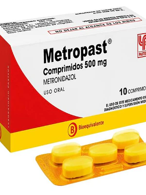 Metropast (B) Metronidazol 500 mg 10 Comprimidos.