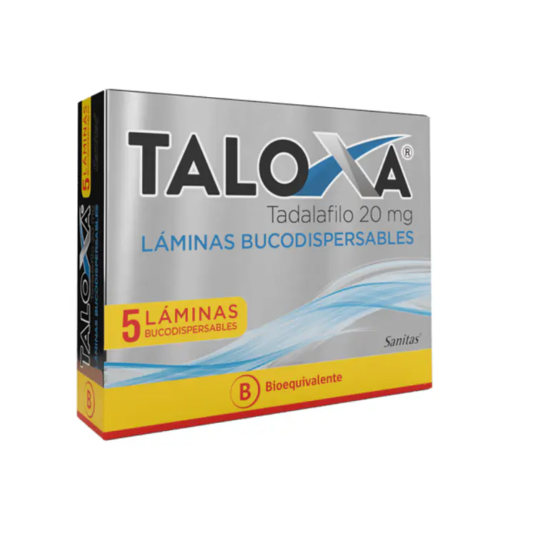 Taloxa (B) Tadafilo 20 mg 5 Láminas bucodispersables. 1