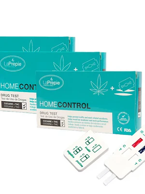 Test Droga  Home Control Marihuana-Cocaína  1 Unidad.