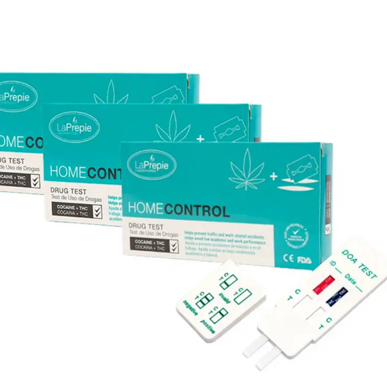 Test Droga  Home Control Marihuana-Cocaína  1 Unidad. 1