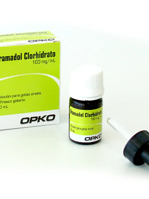 Tramadol Clorhidrato 100 mg Gotas 20 ml.  Opko