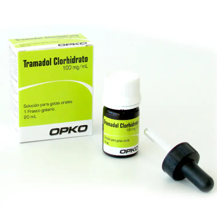 Tramadol Clorhidrato 100 mg Gotas 20 ml.  Opko 1